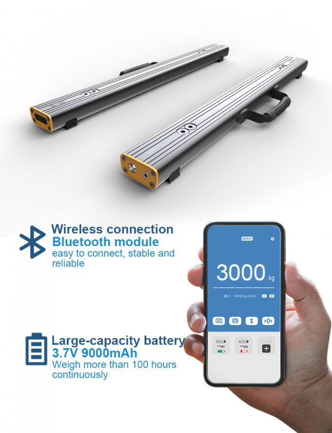Bluetooth-Industrialwaage für Paletten, Stangewichtung 1500kg tragbare Balkenwaage 4