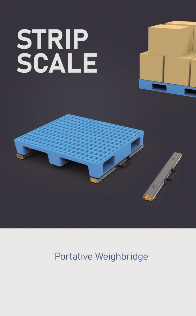 Elektronische tragbare Palettenwaage 3000 kg Ladekapazität Industriewaage für Paletten 2