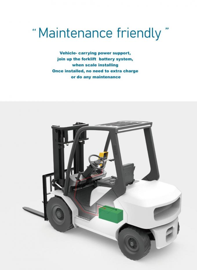 Digitale Forklift-Wagen 5000kg Balance Industriefahrzeug Gewichtsindikator für die Verwendung von Gabelstaplern 8