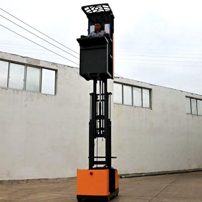Vollelektrischer Lagerstapler Fluglager Auftragsempfänger 300 kg Kapazität Hochleistung 2