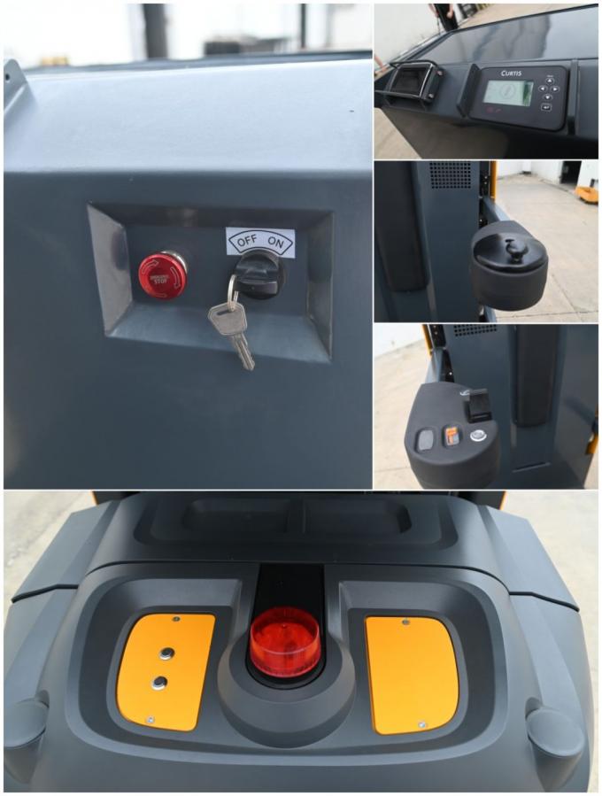 Leistungsstarker Lagerbestell-Pick-up-Truck 400 kg EPS-Lenkung Stehendyp 3