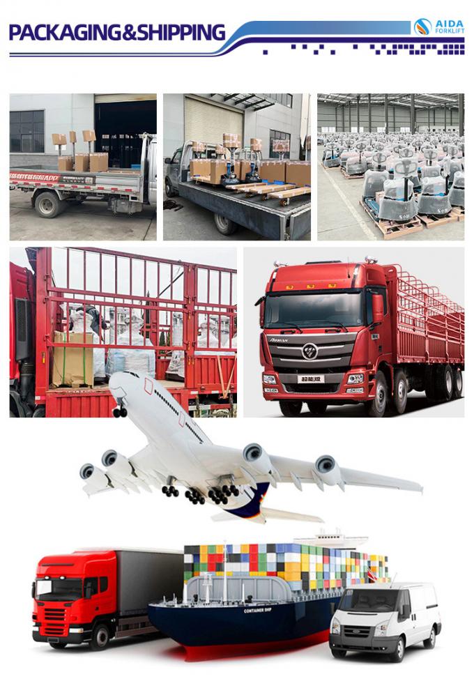 High Level Warehouse Order Picker Ausrüstung Vollelektrische Lagerhebermaschine 8