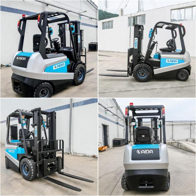 Manueller Elektro-Forklift, Industrie-Gegengewicht Elektro-Forklift 6000 mm Höhe 2