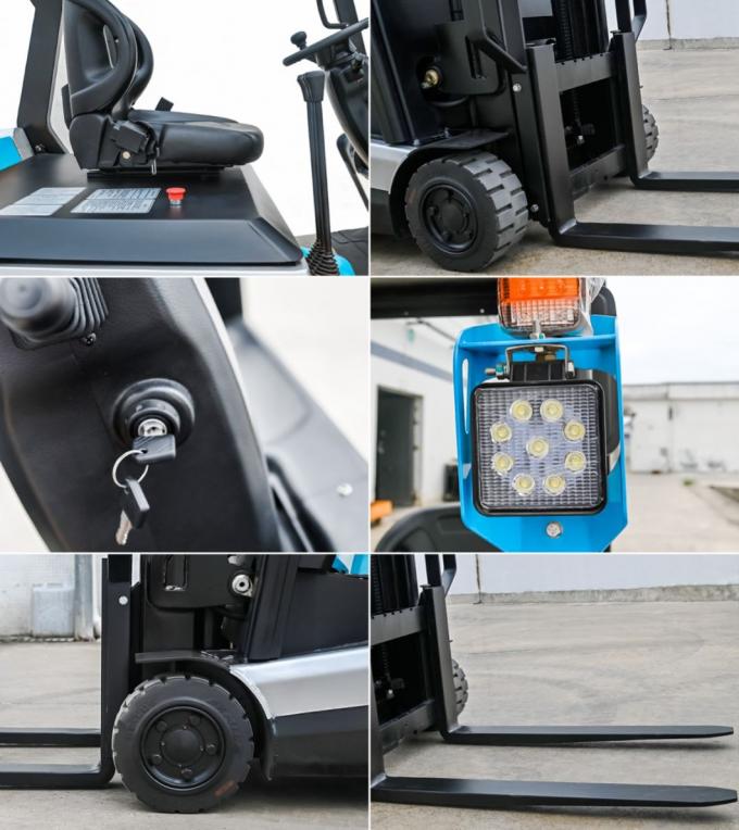 Gebrauch in Lagerhallen Elektrischer Gabelstapler 2 Tonnen Kapazität 2 Tonnen Batteriestapler 1