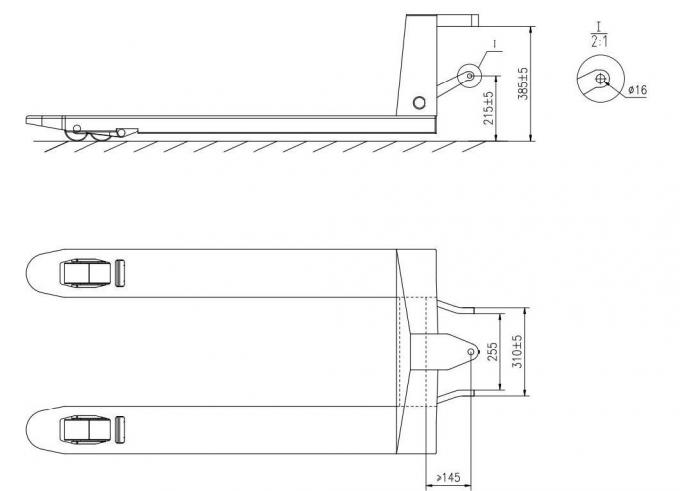 Nachrüstung Palettenwagen Teile Jack Reparaturmodul Handbuch mit Bürstenloser Motor 1
