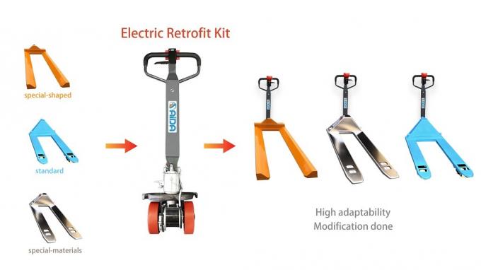 Power Handle Module Kit zur Aktualisierung des gebrauchten Handpallettrucks auf den elektrischen Power Pallet Jack 4
