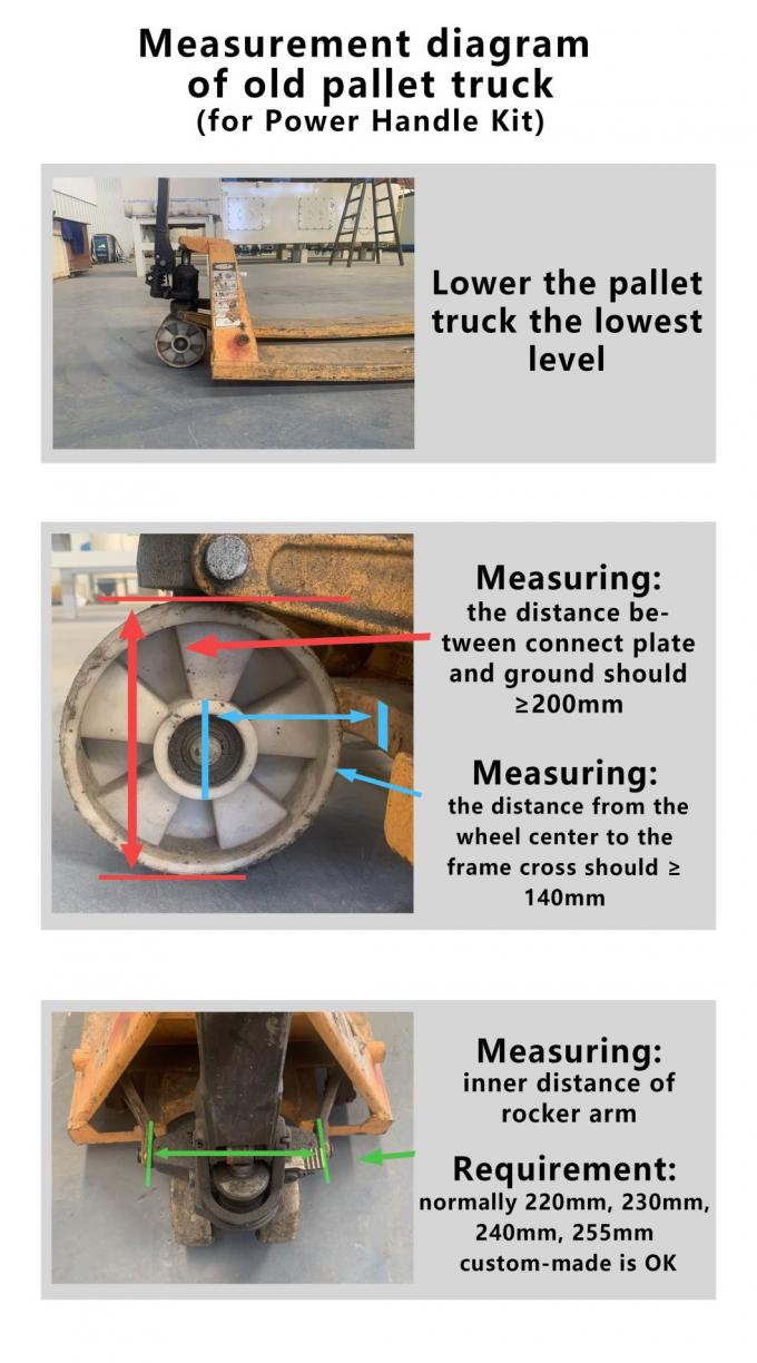 Leistungstraktionshandgriff für die Nachrüstung alter Paletten- oder Plattform-Lkw 1